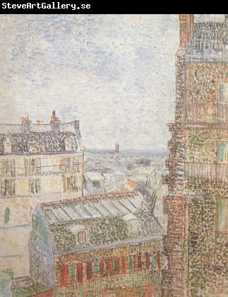 Vincent Van Gogh View of Paris from Vincent's Room in t he Rue Lepic (nn04)